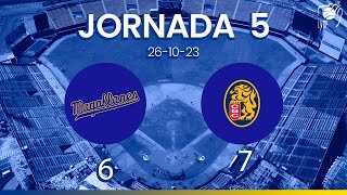 JORNADA 5 RESUMEN  Navegantes del Magallanes 6  Leones del Caracas 7  LVBP 2324 261023 [upl. by Remot501]