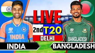 India vs Bangladesh 2nd T20  Live Cricket Match Today  IND vs BAN Live Match Today  IND vs BAN [upl. by Hall]