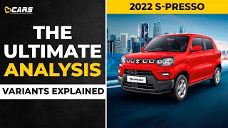 2022 Maruti Suzuki S Presso 🔥 SPresso Vxi Plus  Top Model Petrol  Most Detailed Walkaround Video [upl. by Lunneta]