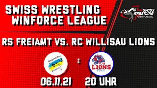 20211106  RS Freiamt vs RC Willisau Lions  WINFORCE Premium League [upl. by Darcey126]