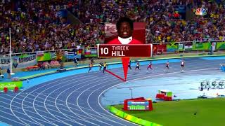 Just how fast is Tyreek Hill Compare him to Usain Bolt [upl. by Consuelo]