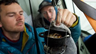 Patagonia Portaledge Cooking Oven Empanadas with Ima [upl. by Harihat]