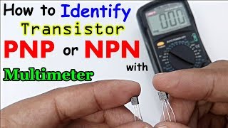 How to check NPN and PNP Transistor using Digital Multimeter in Urdu  what is hfe in multimeter [upl. by Lienet]