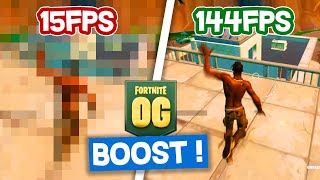 AUGMENTER SES FPS SUR FORTNITE EN SAISON OG  2023 [upl. by Gnoix]