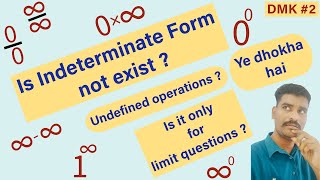 Indeterminate Form not exist   Undefined operations am sir [upl. by Margarita]