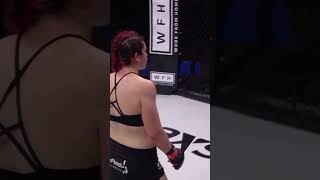 Kayla Yontef TKO’s Carlene Chandler tko invicta mma [upl. by Ecidna601]