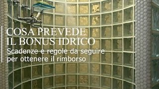 Bonus idrico la scadenza per le domande è il 30 giugno cosa sapere [upl. by Anderson]