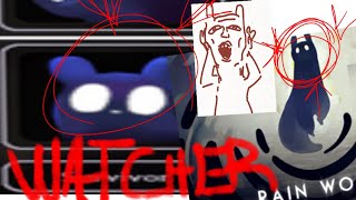 slugcats reaction to watcher rain world [upl. by Adnorhs476]