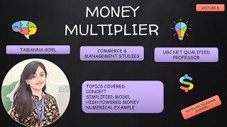 Money Multiplier  Theory of Money Multiplier  Money and Banking  lecture 8 💸💸💸 [upl. by Benia]