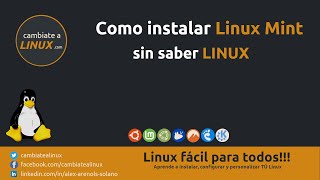 Como instalar linux mint sin saber Linux [upl. by Eilarol]