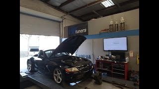 The Turbo M54 BMW Z4 Build Hits the Dyno at Fasterproms [upl. by Notnilk]