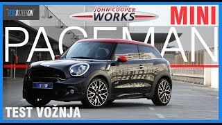 TEST VOŽNJAMINI PACEMAN ALL4 JCW16 Turbo 215hp [upl. by Drofiar]