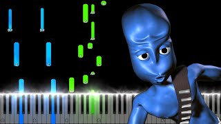 Eiffel 65  Blue Da Ba Dee Piano Tutorial [upl. by Berkley]