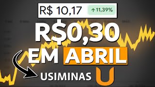 USIM5 USIMINAS VAI PAGAR 30 CENTAVOS EM DIVIDENDOS VALE A PENA INVESTIR EM USIMINAS [upl. by Thurlough]