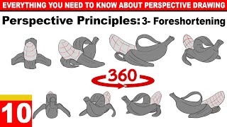 Lesson 10 Perspective Principles 3 Foreshortening [upl. by Aiekam]