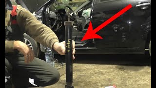 How to check the shock absorber oil and gas [upl. by Eelatan]