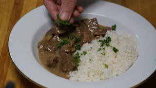 BOEUF STROGANOFF FACILE [upl. by Enyaj]