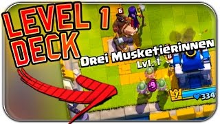 DIE KOMPLETTE ZERSTÖRUNG MIT LEVEL 1 KARTEN IN ARENA 7  Clash Royale Lets Play  Deutsch German [upl. by Saitam126]