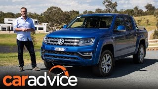 2017 Volkswagen Amarok V6 review  CarAdvice [upl. by Nawaj152]