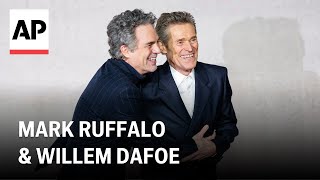 Mark Ruffalo amp Willem Dafoe interview  Making Poor Things [upl. by Mikey527]