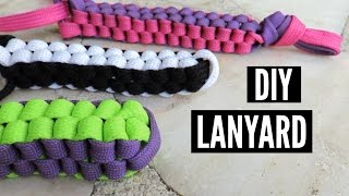 DIY Lanyard Shoe Laces Square Weave [upl. by Kally395]