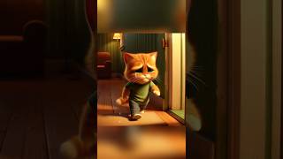 Little Cat Leave The House😱 aicat catcute catlover catvideos [upl. by Chic938]