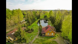 Urokliwe siedlisko w otoczeniu lasów i rzeki Pisy  wieś Pupki na Podlasiu gmina Turośl [upl. by Kalmick]