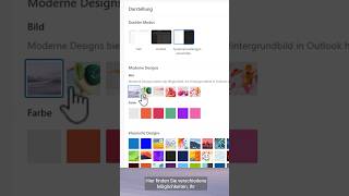 Hintergrund im Neuen Outlook anpassen outlook [upl. by Hardner]