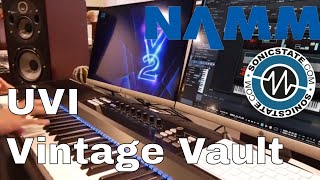 NAMM 2018 UVI  Vintage Vault 2 [upl. by Corine]