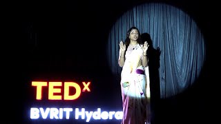 DIY  building a woman that matters  Vithika Sheru  TEDxBVRIT Hyderabad [upl. by Anehs]