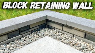 HOW TO BUILD A RETAINING WALL [upl. by Aokek655]