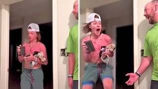 Funny Pranks Video of the Month  The best way to prank your family and friends  2 HOUR [upl. by Helbon894]