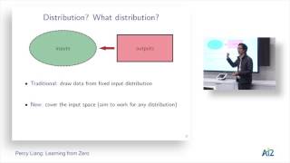 AI2 Percy Liang Learning from Zero [upl. by Papageno]