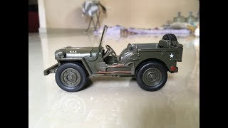 New Ray 132 Diecast MB Jeep Willys Amazon India Unboxing [upl. by Esilehs]