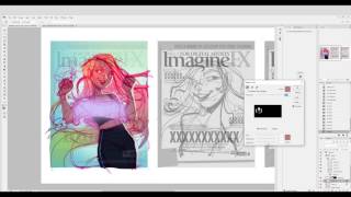 Loish  Lois Van Baarle Photoshop digital art tutorial [upl. by Bluefield931]