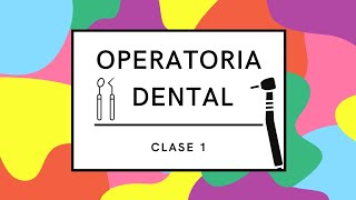 Operatoria Dental cavidad Clase I [upl. by Collar582]