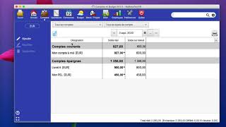 Comptes et Budget v9  logiciel de comptabilité personnelle [upl. by Harrus]