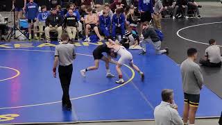 Midwest Duals 2024 Jack Sponenburgh over Bowen Ridder fall 157 [upl. by Kirk]