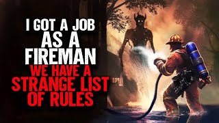 I got a Job as a Fireman We have a STRANGE List of RULES [upl. by Halas]