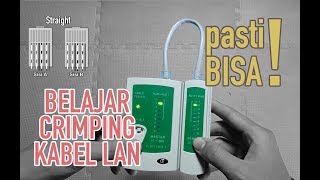 Belajar Crimping Kabel UTP Kabel LAN [upl. by Alya]