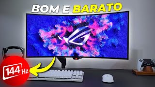 TOP 7 Monitores GAMER BARATO Custo Beneficio 2024 até 144hz  Curvo Ultrawide e 4K [upl. by Ellertal315]