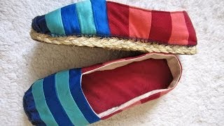 How to make Espadrilles [upl. by Georglana]