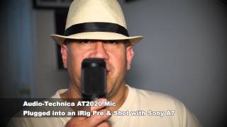 MXL 990 Mic Vs Audio Technica AT2020 Large Diaphragm Condensor Mic [upl. by Tracay]