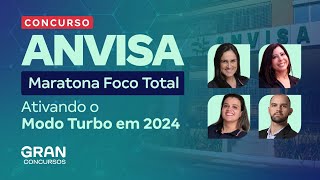 Concurso ANVISA Maratona foco total [upl. by Akirdnahs979]