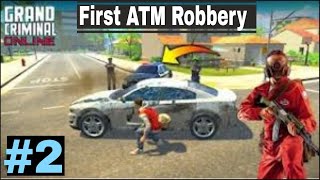 ATM robbery kar li Grand criminal online game mein 2 [upl. by Pleasant]