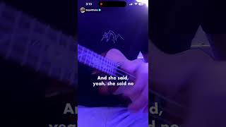 BoyWithUke Plays She Said Noquot Live TikTok Livestream [upl. by Carlee]