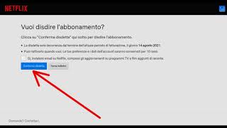 Come Disdire l Abbonamento a Netflix [upl. by Hannazus]