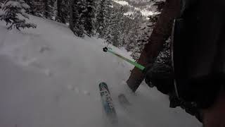 Arapahoe Basin Steep gullies skiing [upl. by Airbmac507]