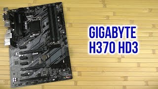 Распаковка Gigabyte H370 HD3 [upl. by Germano]