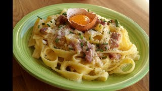 Tagliatelles creme carbonara [upl. by Cyprus726]